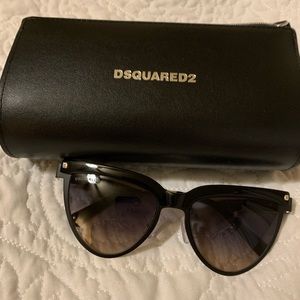 Dsquared black sunglasses NWT
